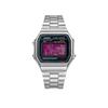 Casio Reloj personalizado serie modificada 200 metros impermeable luminoso Cuarzo mismo estilo para hombres y mujeres esfera de color A158WA-1