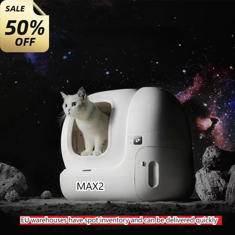 PETKIT Intelligent self-cleaning automatic cat box with application international version Pura Latest Model Max-2
