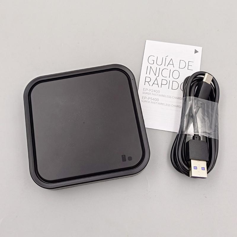 For Samsung Fast Wireless Charger 15W QI Pad For Galaxy Z Fold 6 Flip 6 5 S24 S23 S22 S21 Note20 Ultra S10+ S9 Earphone,EP-P2400