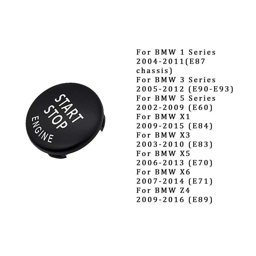 Car Engine START Button Replace Cover STOP Switch Accessory Key  For BMW 1 3 5 7 Series X1X3X5X6