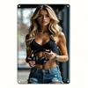 Retro Vintage Headphones Metal Tin Sign Sporty Music Wall Decor
