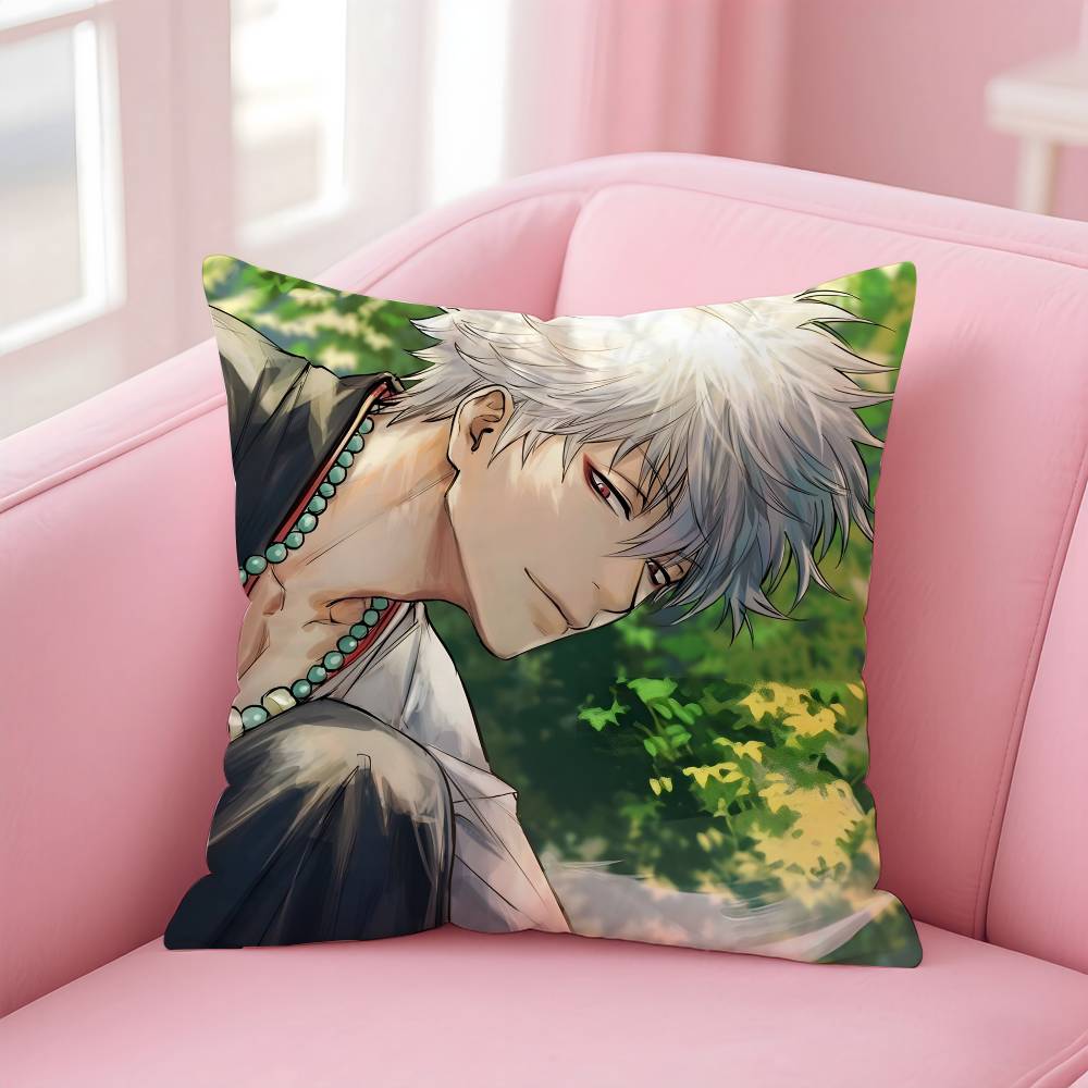 Anime G-GINTAMA Pillow Case pattern printing pillowcase living room sofa cushion cover bedroom room decor