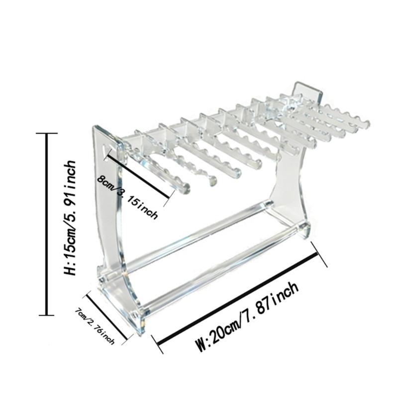 Acrylic Jewelry Organiser Stand Clear Display Shelf For Necklaces Earrings Rings Multilayer Storage Rack For Bedroom Closet