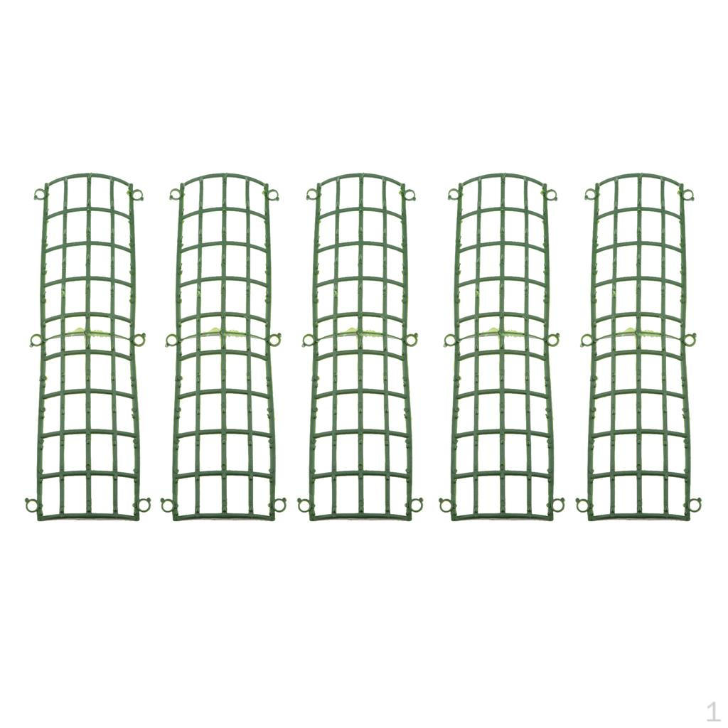 

5x Декорация из цветов на решетке