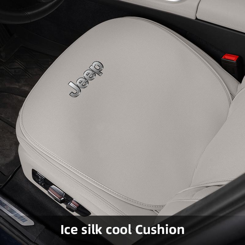 Car Seat Covers Auto Protective Seat Cushion Accessories For Jeep Wrangler Grand Cherokee Compass Wagoneer Gladiator Avenger JK AJU1