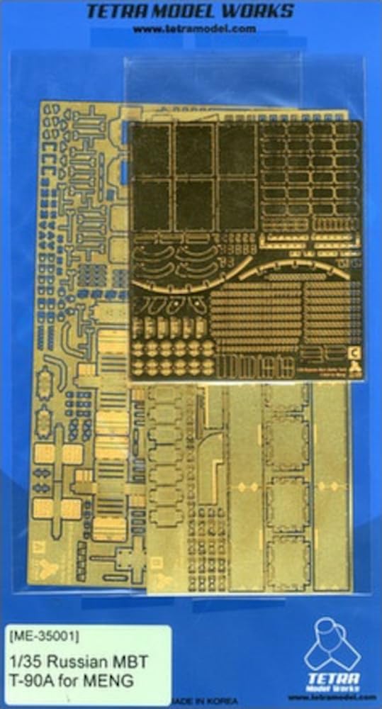 

Tetra Model масштаб ME Серия Российский танк Пластиковые детали для модели ME3501 1/35 Т-90А (МУЖЧИНЫ)