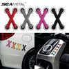 1Pc Car Stickers Multicolor PVC Motorcycle 3D Cross Shoelaces Decorative Decal Auto Motorcycle Decals Accessories