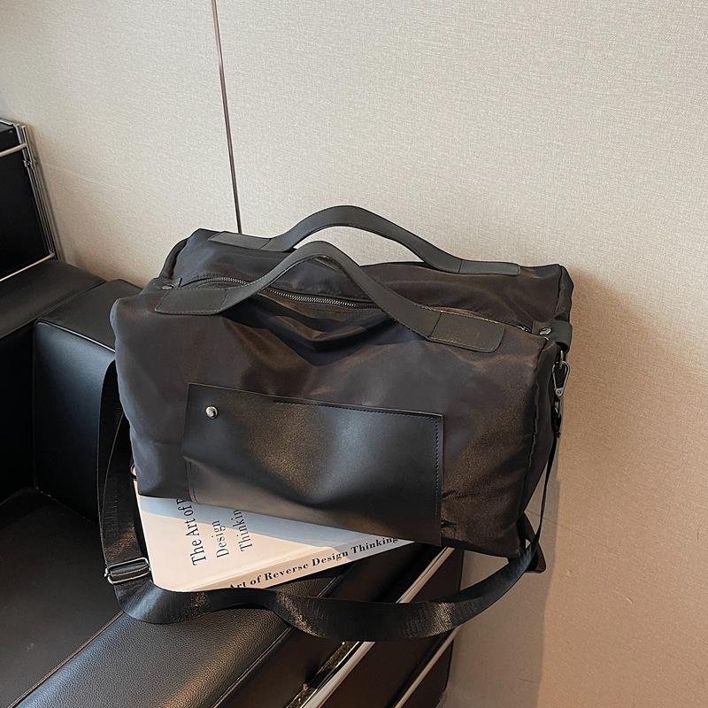 Large capacity canvas bag women's bag new popular fashion class commuter shoulder bag travel bag