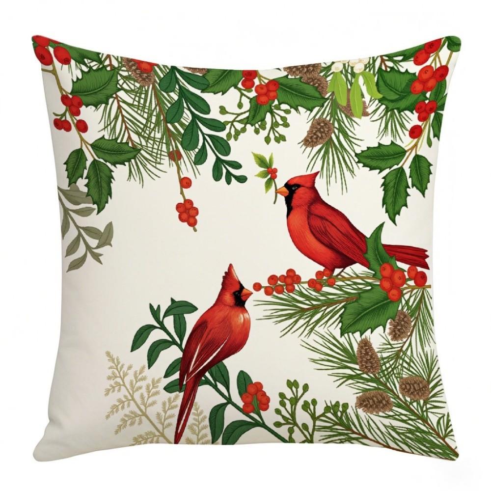 2D Printed Christmas Pillow Covers Tree Snowman Pillow Cover Party Supplies Xmas Pillowslip Sofa