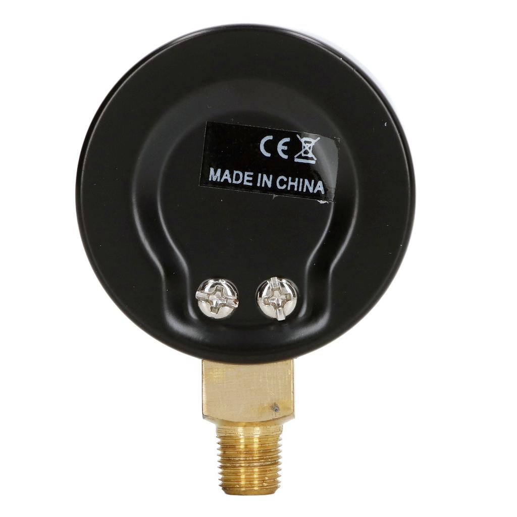 Pressure Gauge 18in BSPT Brass Interface Good Airtightness Vacuum Pressure Gauge for Water Oil
