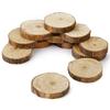 100 Pcs Wood Log Slices Mini Wooden Discs for DIY Crafts Room Wedding Decor