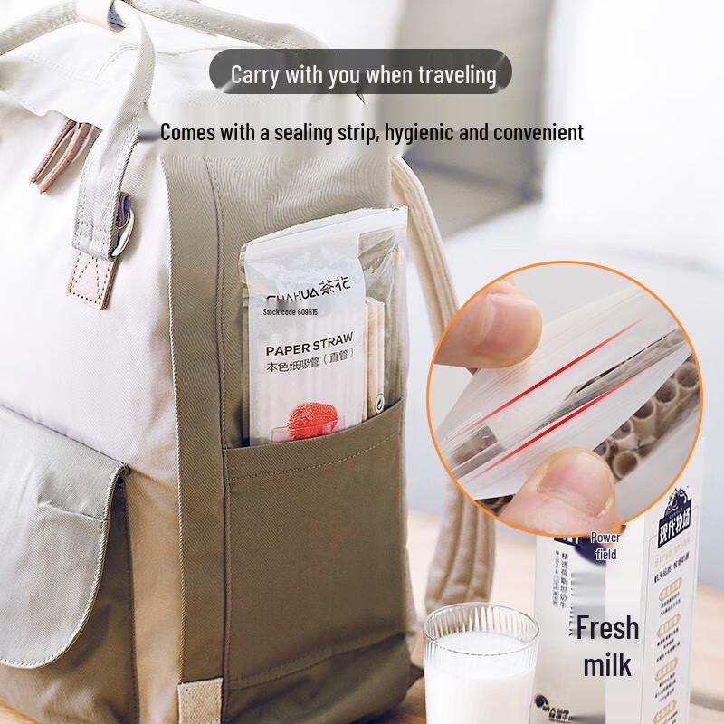 Chahua Disposable Plastic Drinking Straws