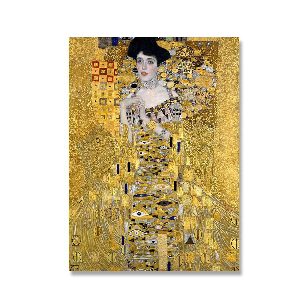 Classic Artist Gustav Klimt Poster Abstract Oil Canvas Painting Modern Home Decoration Wall Art Picture for Interior Living Room