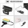 Bike Bicycle Light USB LED Rechargeable Set Mountain Cycle Front Back Headlight Lamp Flashlight