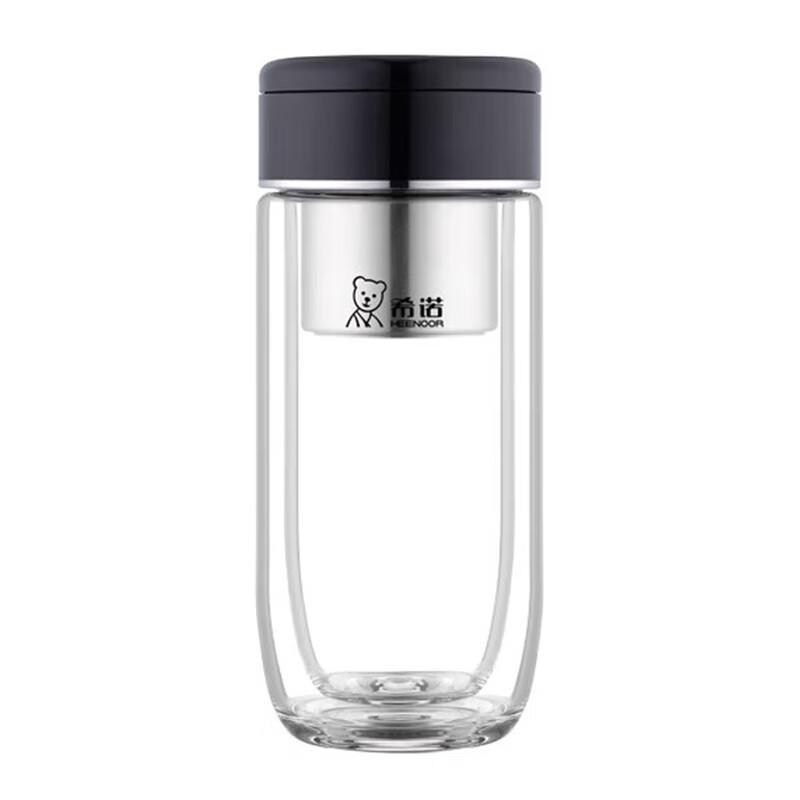 Heenoor Double-Wall Tea Infuser Glass Mug