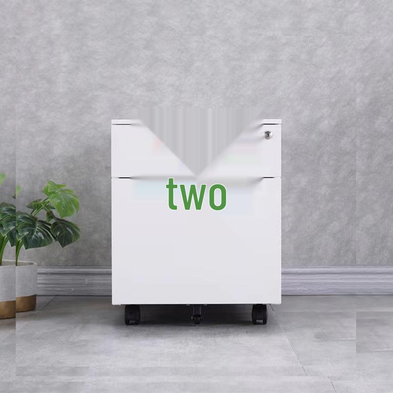 Mobile Metal Filing Cabinet with Lock - Under Desk Office Storage Drawer