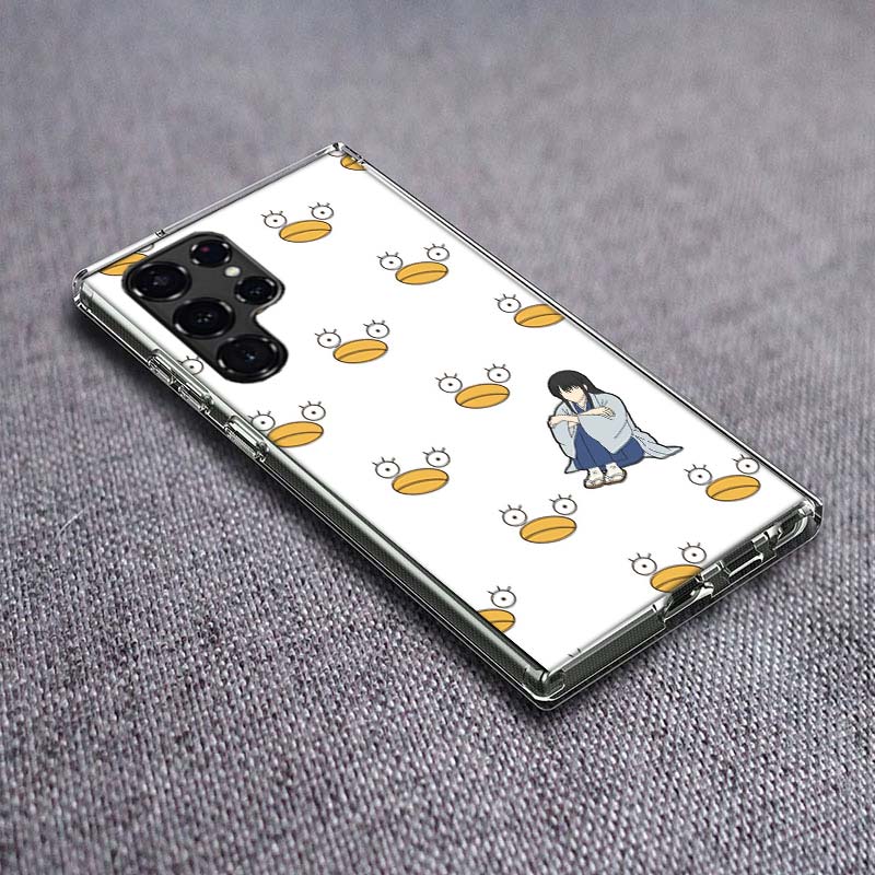 Anime Gintama Mr. Raindrop Phone Case For Samsung Galaxy S24 S23 S21 S20 FE S22 S26 Ultra S25 Edge S10 Plus Cover Clear TPU Capa