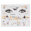 Waterproof Halloween Bat Face Stickers for Kids - Aesthetic Temporary Tattoos