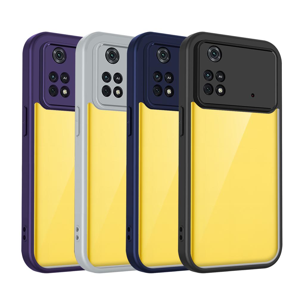 For Xiaomi Poco M4 Pro 4G Case Air Cushion Silicone TPU Bumper Clear Matte Back Cover Hard Phone Case for Xiaomi Poco M4 Pro 4G