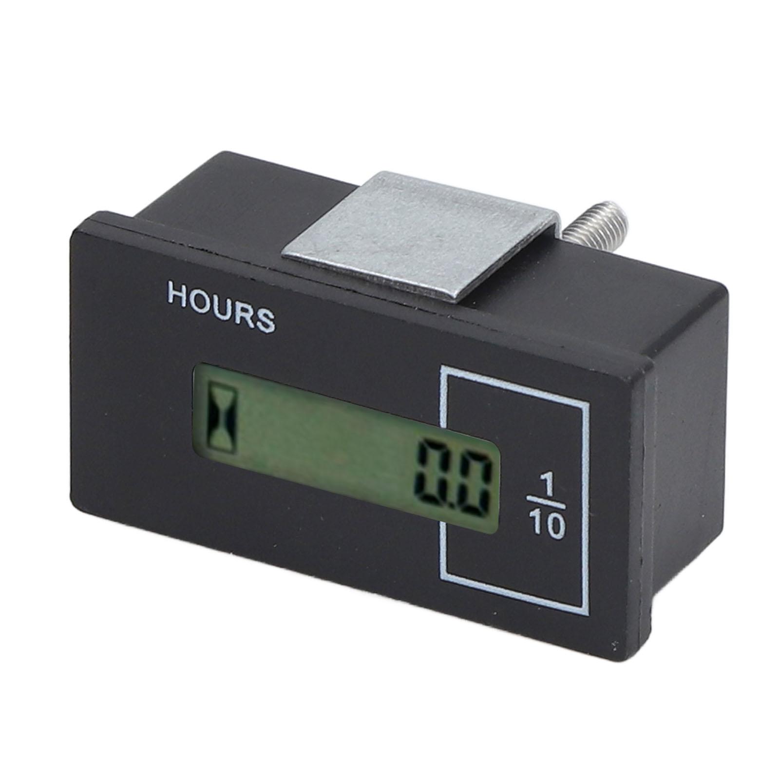 

Excavator Hour Meter LCD Display Universal Built in Chip Multiple Uses Electronic Industrial Remote
