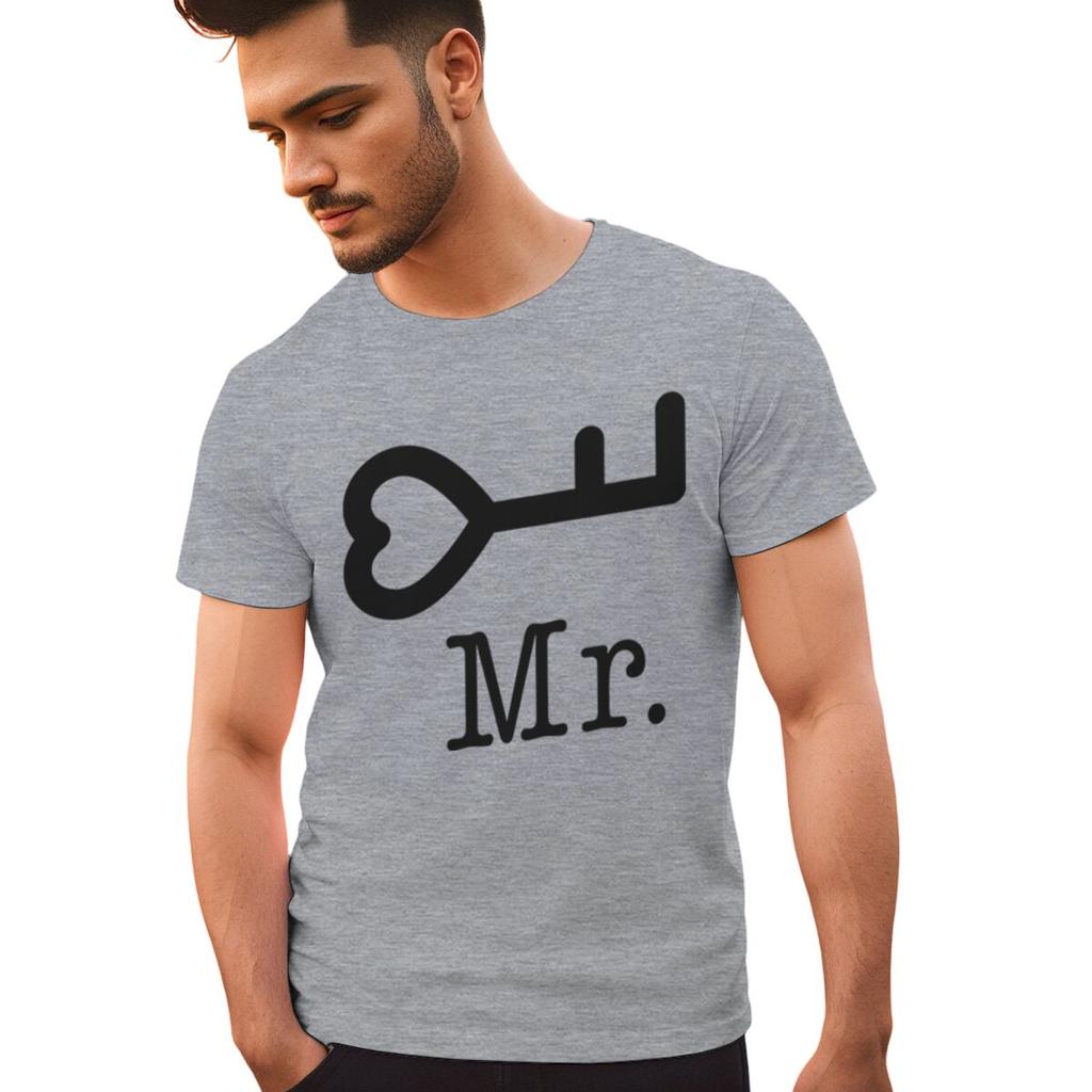 Fun Lock and Key Print Couple Matching Tshirt Men Women Marriage Anniversary Tee Fashion Short Sleeve Valentine Gift Streetwear