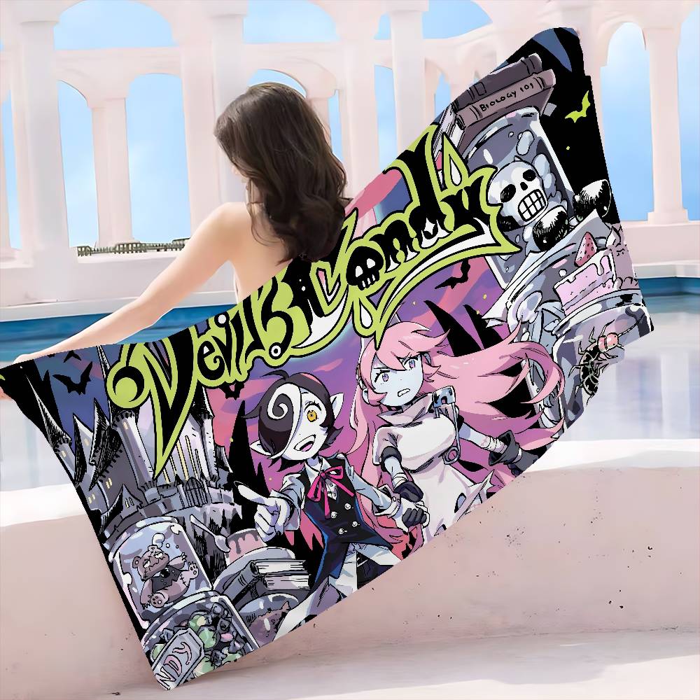 D-Devils Candy Cartoon anime Microfiber Beach Towel Absorbent Quick dry Soft Yoga Swimming Resort Mountain Climbing Towel