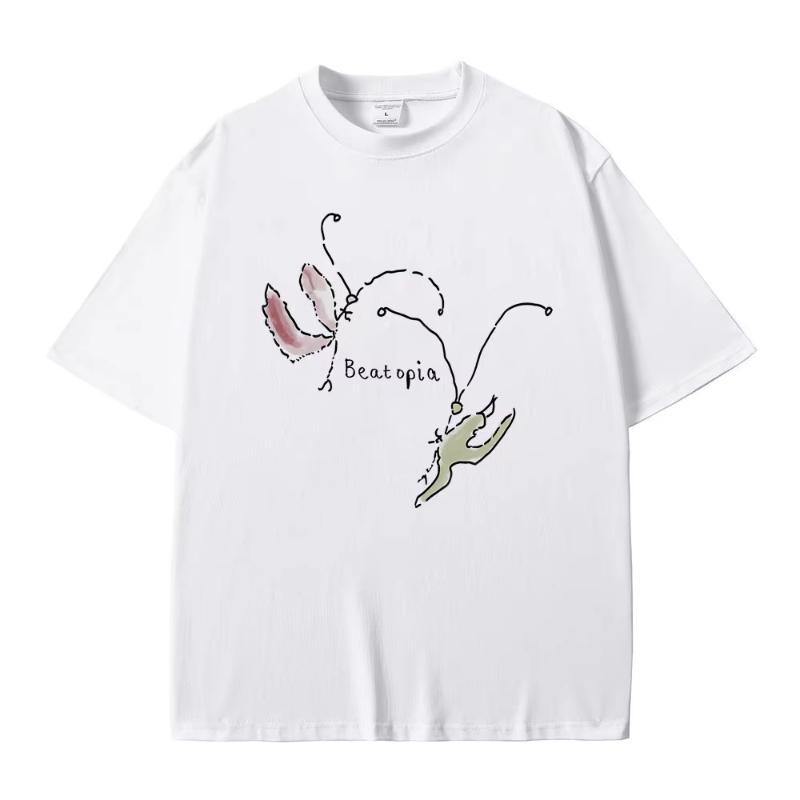 Singer Beabadoobee Graphic Print Tshirt Unisex Women Fashion Cotton Oversized Tshirt Unisex Casual Y2k Style Short Sleeve T Shirts