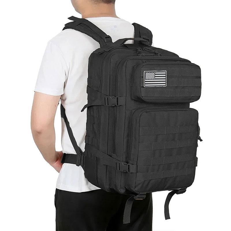 45L Hiking Travel Backpack for Men Women Tactical Camouflage Backpacks Large Outdoor Camping Adventure Multifunctional Bag