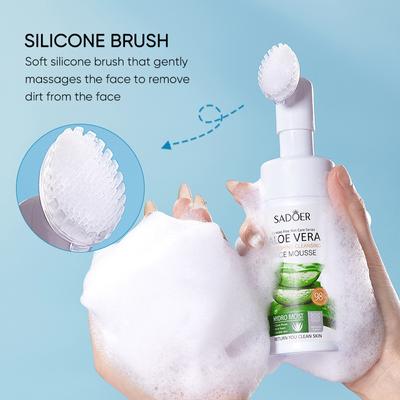 SADOER Aloe Vera Osvěžující čisticí pěna na obličej Hloubkově čistící produkty péče o pleť