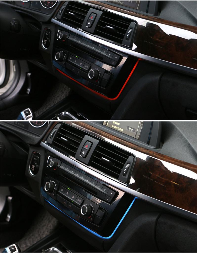 For Bmw 3 & 4 Series F30 Lci Radio Trim Led Dashboard Center Console Ac Panel Li