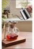 Cafetera Portátil de Acero Inoxidable 304 de Boca Estrecha con Pico Largo para Control Pour-Over