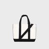 Primo Petit Canvas Tote Bag (Ivory/Black)