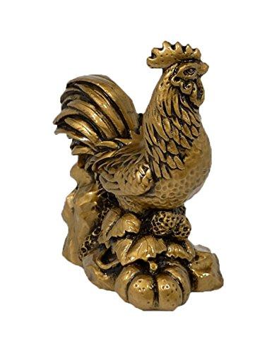 Zodiac Rooster Figurine Bird Ornament Lucky Charm Feng Shui Chicken