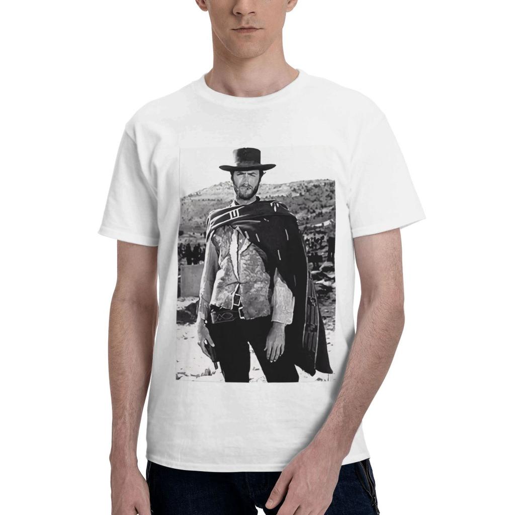 Clint Eastwood Western The Good The Bad And The Ugly 1 100 Cotton Casual Breathable Confortable Manga Funny Mens TShirt Mens