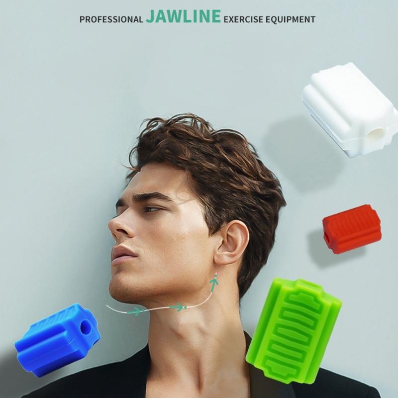 Piccolo modellatore per mascelle per uomini e donne Migliora la definizione del mento Rassoda la pelle del collo Silicone antiscivolo Impugnatura