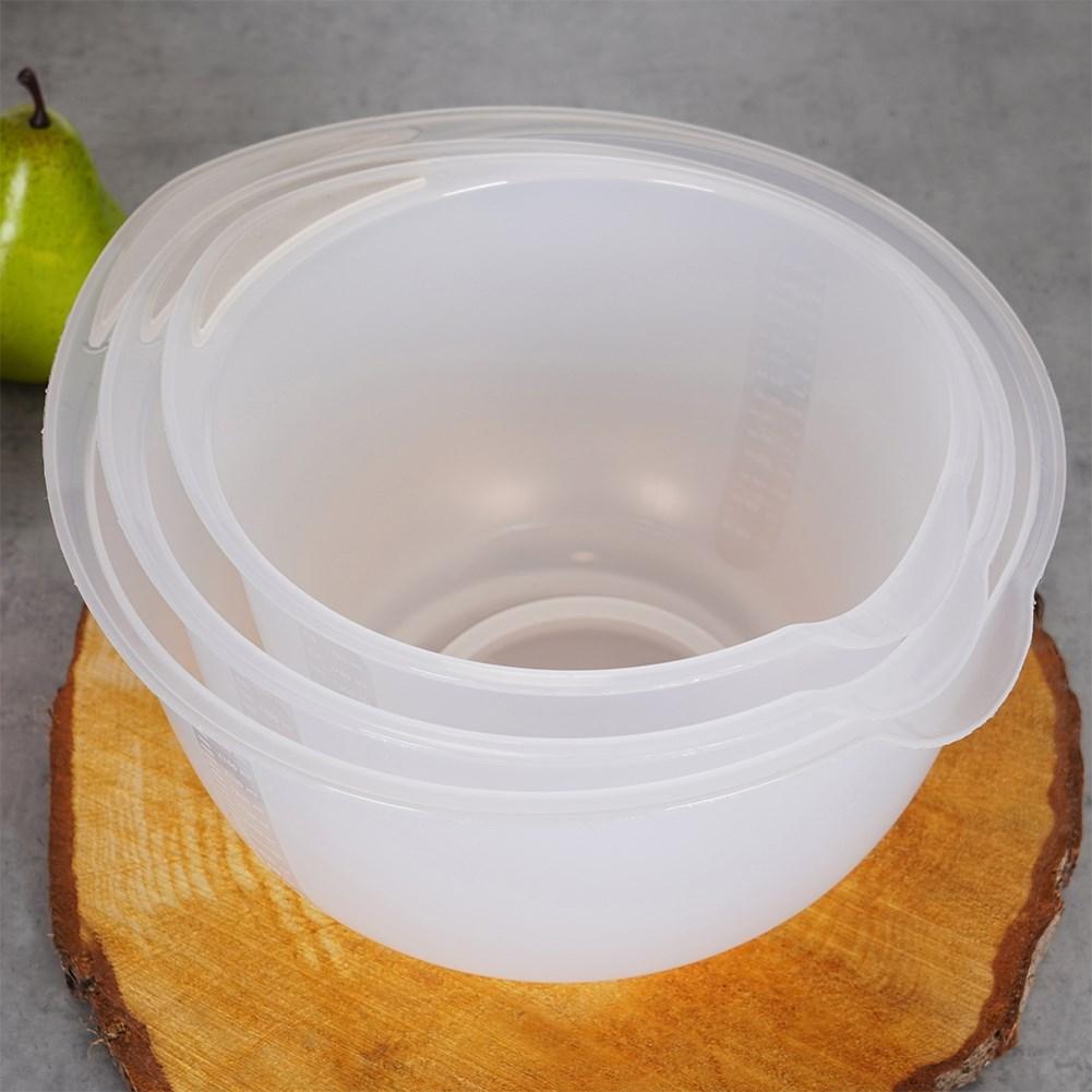 Zestaw misek kuchennych do miksowania z miarką 1.5 2 2.5L 3 sztuki EXCELLENT HOUSEWARE 259367