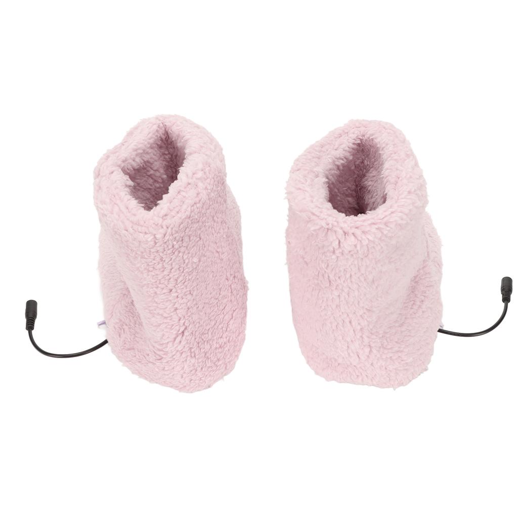 Beheizter Fußwärmer USB-Aufladung Weiche Entspannende Elektrische Plüsch-Wärmeschuhe für den Kalten Winter