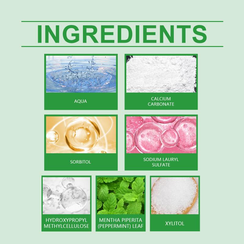 Whitening Toothpaste For Teeth Stain Removal, Fresh Breath, Plaque Control, Mint Flavor, Gentle Clean, Oral Care