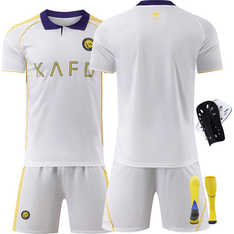 2526 Riad Sieg Zweites Auswärtsfußballtrikot Nr. 7 C Ronaldo 10 Mane Set für Erwachsene Kinder Männer Frauen