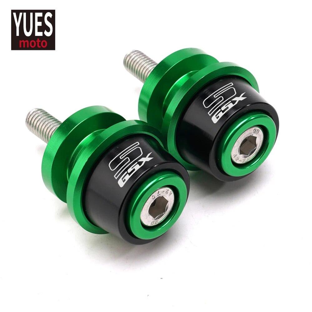 

Аксессуары для мотоциклов с ЧПУ, высокое качество, 8 мм, катушки маятника, подставка, винты для Suzuki GSXS750 GSXS1000 F-ABS GSXS 750 1000 1 Pair Green
