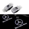 WAK3   LED Car Door Welcome Warning Light Projector Logo Decoration Accessories For Mercedes Benz Amg W204 W213 W205 W211 W212 W176