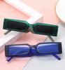 Fashion Brand Square Sunglasses Man Small Frame Personality Sun Glasses Male Rectangle Wide Temples Hip-hop