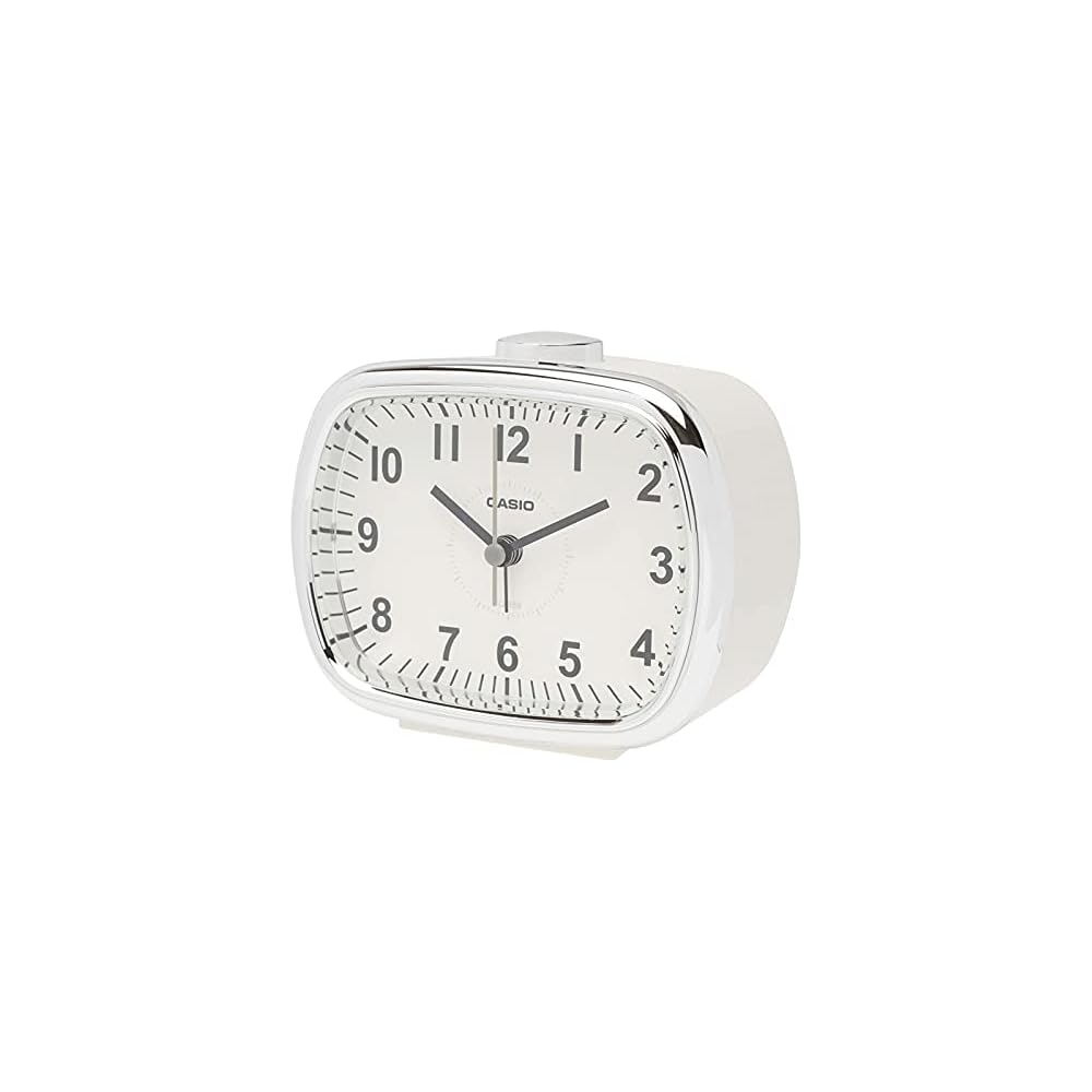 CASIO Alarm Clock, Table Clock, Cream, Analog, Snooze, Light, Retro, TQ-159-7JF