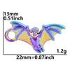 10pcs/Lot Multistyle Animal Pendants Rainbow Charms For Jewelry Making Supplies Eagle Bat Elephant Charm Frog Duck Shark Pendant