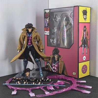 Stil Marvel Comics Gambit Mafex131 Figurină de Acțiune Articulată Manga Model Kit Colecționabil Articulabil Cadou de Ziua de Naștere pentru Fanii X-Men Jucărie