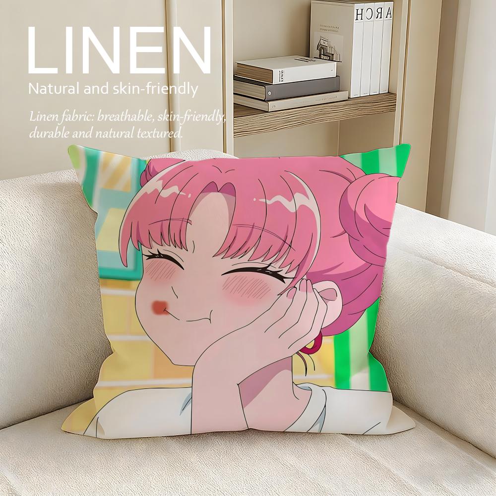 You and I Are Polar Opposites Cushion Cover Linen Decorative Pillowcase Set Pcs  x Breathable Washable Sofa Cushion Cover