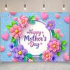 Photography Backdrop Love Rose Floral Mother's Day Anniversary Birthday Home Party Photo Background Prop
