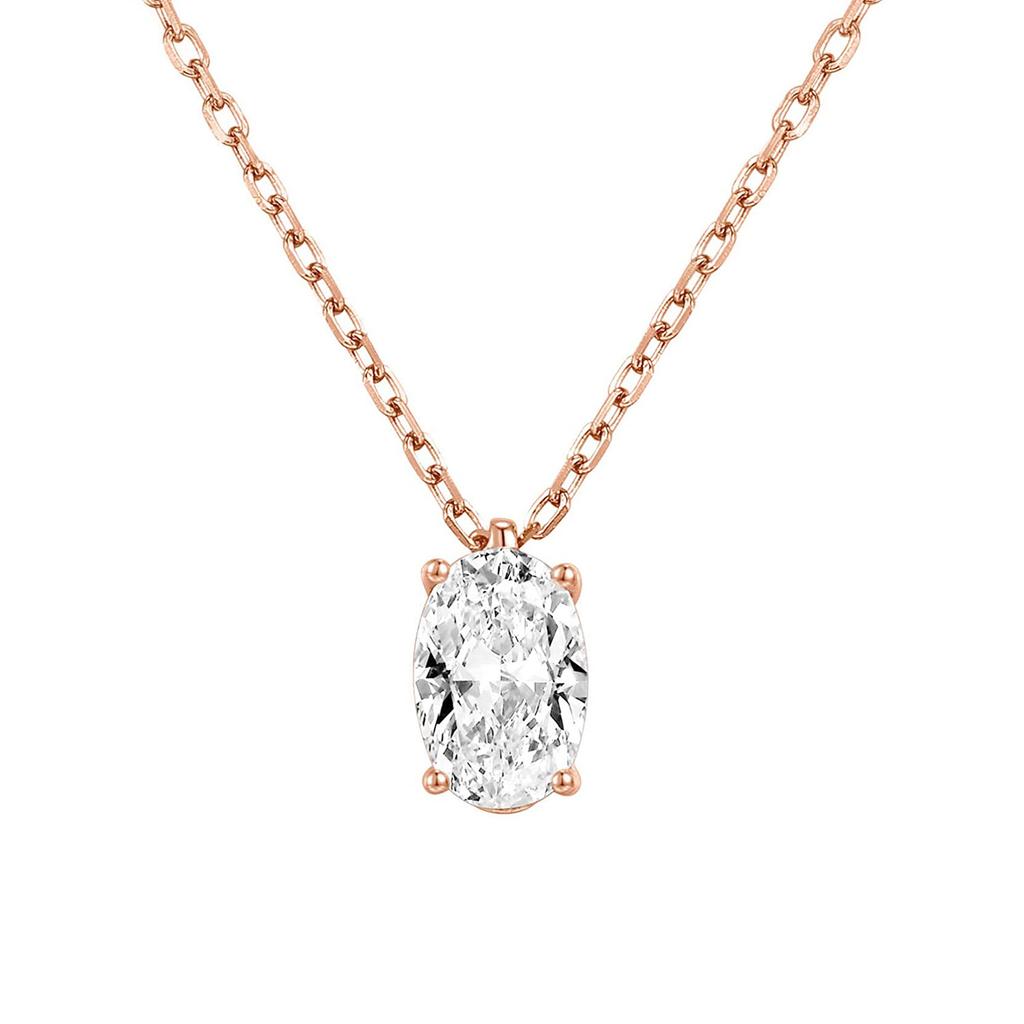 Waterdrop Crystal Pendant Necklace for Women Korean Fashion Gold Color Geometric CZ Choker Chain On Neck Accessories Jewelry
