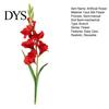 Reusable Fake Gladiolus Artificial Flower Realistic Silk Home Office No Watering Wedding Party Indoor Outdoor Faux Bloom Decoration Lifelike