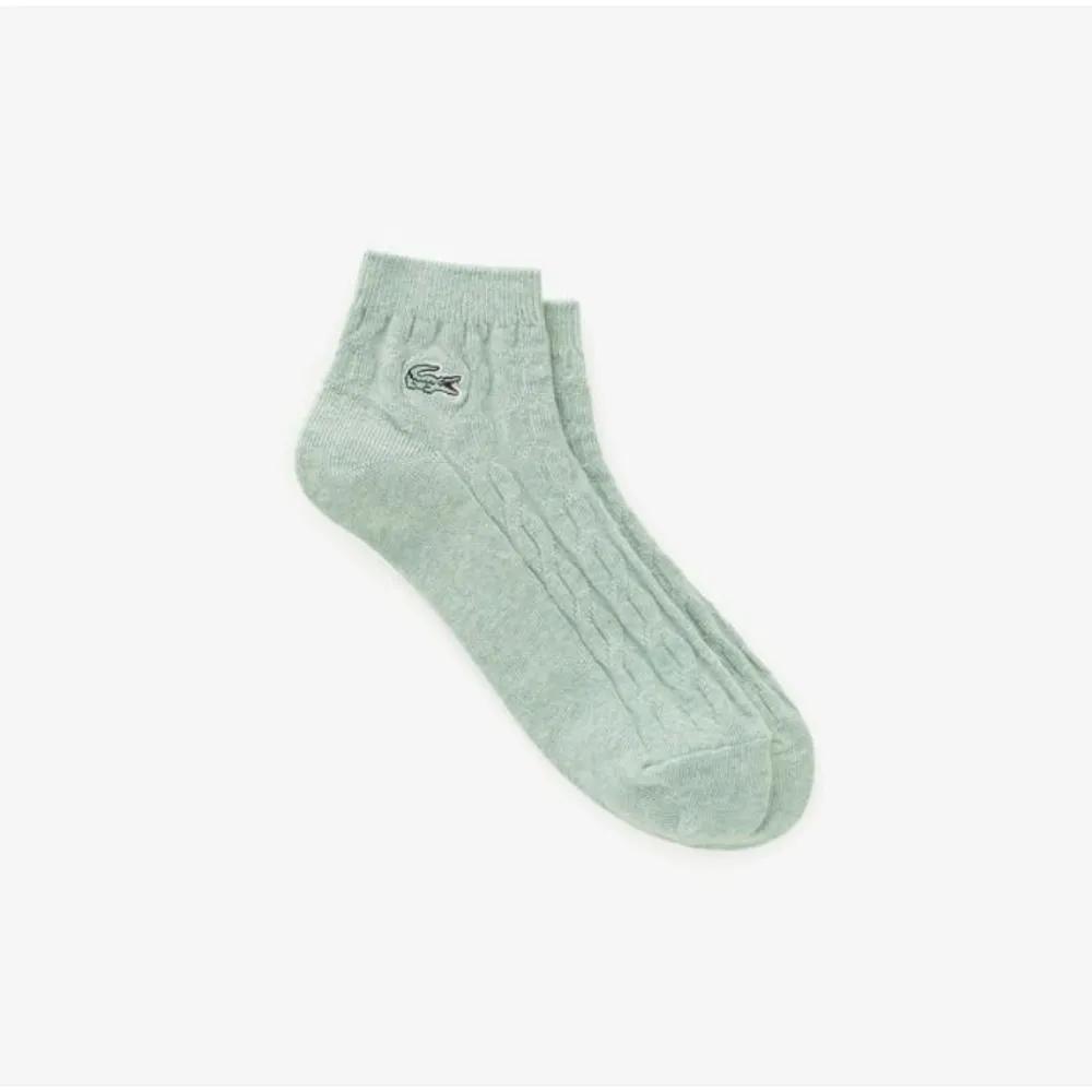 Women s Cable Ankle Socks RA034E-56G-02M RA034E-56G-02M 02M (Basil Green)